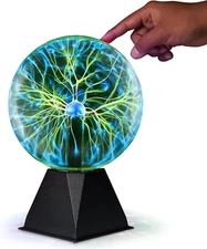 Colorful Plasma Ball - 7 Inch - Green