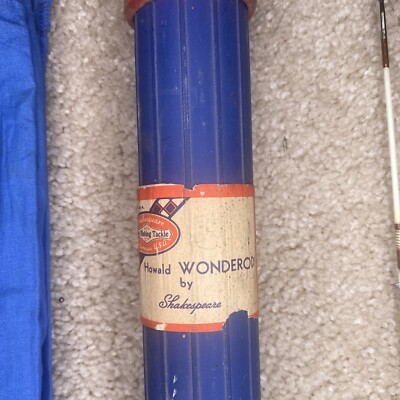 vintage Shakespeare Wonderod No.928 9ft NEVER USED! With Tube