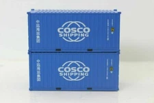 N Scale Containers - 205315 - Pack of two 20' Std Height Container - COSCO