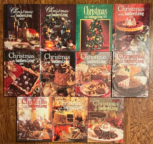 Christmas with Southern Living Annuals 1992-2009 Lot of 15 HC VGC Cooking Baking - 第 1/4 張圖片