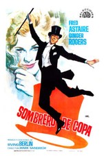 Top Hat 1935 - Fred Astaire - Spain - Classic Movie Poster