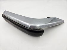 FRONT RIGHT CORNER CHROME JAGUAR XJS BUMPER DRIVERS SIDE BLADE RUBBER OFFSIDE