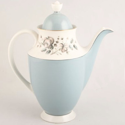 ROSE ELEGANS T.C. 1010 by Royal Doulton Coffee Pot NEW NEVER USED made England