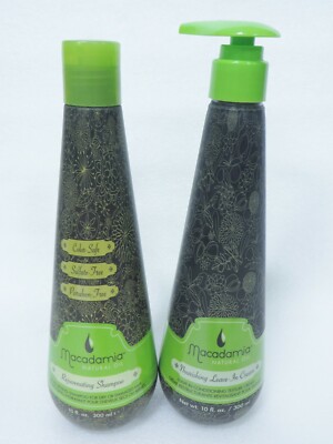 MACADAMIA REJUVENATING SHAMPOO & LEAVE IN CREAM 10 oz Duo!