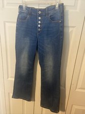 Anthropologie Pilcro and the Letterpress High Rise Flare Bootcut 5-Button Fly 28