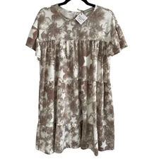 NWT Pixi & Ivy Dress Stars Rustic Babydoll Dress Size Small / Medium