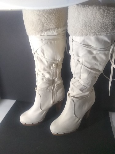 Joaninha Heeled Boots Women's Size 10 - Picture 9 of 9