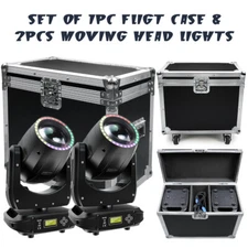 200W LED Beam Moving Head 8 Prism Gobo DMX Stage Light Show Concert Flight case