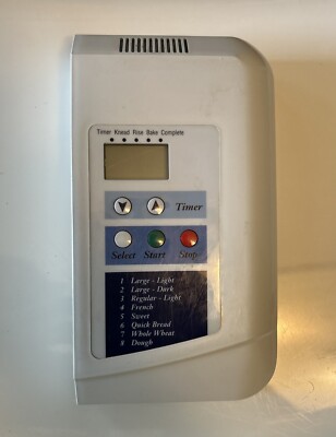 Regal Kitchen Pro Bread Maker Replacement Parts Model: K6743 Control Panel ~ONLY