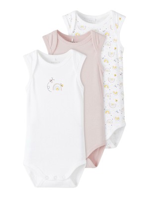 NAME IT Baby-Mädchen T-Shirt Mit Rüschenärmeln – Weicher Gummiprint, Kurzärmlig (Dänische Markenqualität)