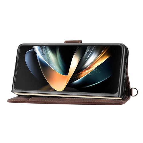 For Samsung Galaxy Z Fold6/5/4/3 Card Wallet Flip Holder Crossbody Phone Case - Picture 28 of 72