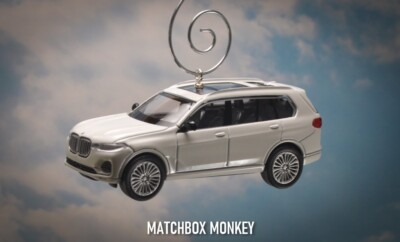 2017-2022 BMW X7 Custom Christmas Ornament 1/64 4 Door xDrive 40i