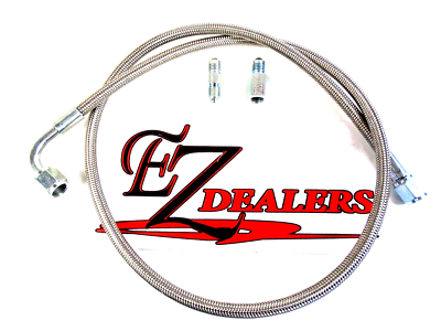 #ad 36quot; Gauge Line Kit Oil Water Fuel Pressure Hose JIC 4AN 1 8 NPT Str x 90 Degree $29.99