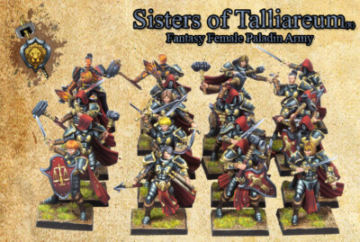 Shieldwolf Miniatures Sisters of Talliareum 28mm Female Warriors