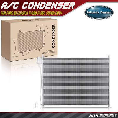 A/C AC Condenser for Ford Excursion F-250 F-250 F-350 F-450 F-550 Super ...