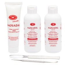 Hornhautentferner Mosadal Family Fußpflegeset inkl. Urea Creme und Zubehör