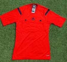 Herren Men Schiedsrichter Trikot rot Kurzarm Adidas Größe S-XXL  NEU Referee
