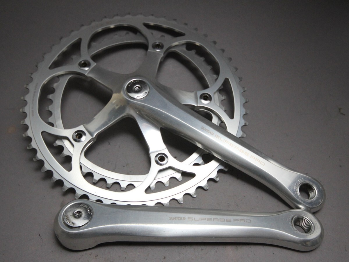 Suntour Superbe Pro CW-SB10 Crank Set / 170 mm / 42 52 / 1988 1989