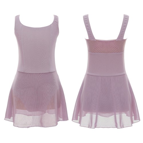 Kids Girls Dancewear Stage Performance Dresses Sleeveless Dress Training Party - Bild 8 von 37