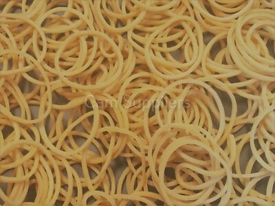 CAM SUPPLIERS Rubber Elastic Bands Small No.10 35mm x 1.5mm Ideal For Jam Jars Blue Green