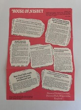 1983 House of Peggy Nisbet Vinyl Fashion Dolls Newsletter Sheet Reference Guide