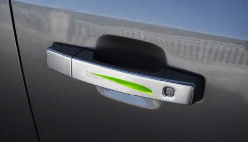 Manija de puerta lateral con cubierta de acero plateado 2020-2023 para Land Rover Defender 110 Foto 2 de 4