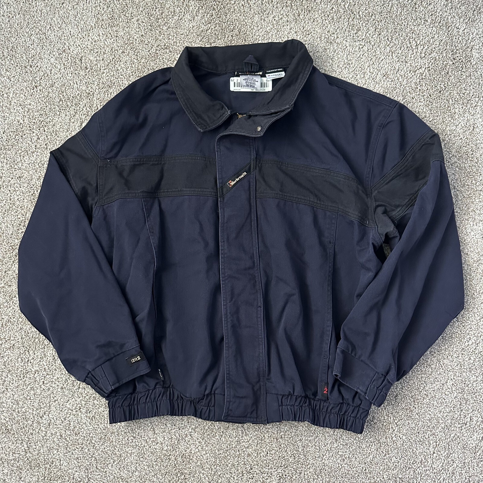 Workrite FR Flame Resistant Full Zip Jacket Navy … - image 1