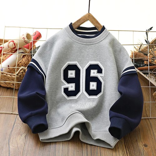 Children Casual Boys Hoodies Sweatshirts for Kid Clothes 4-14Y Autumn Cotton Top - Picture 29 of 41