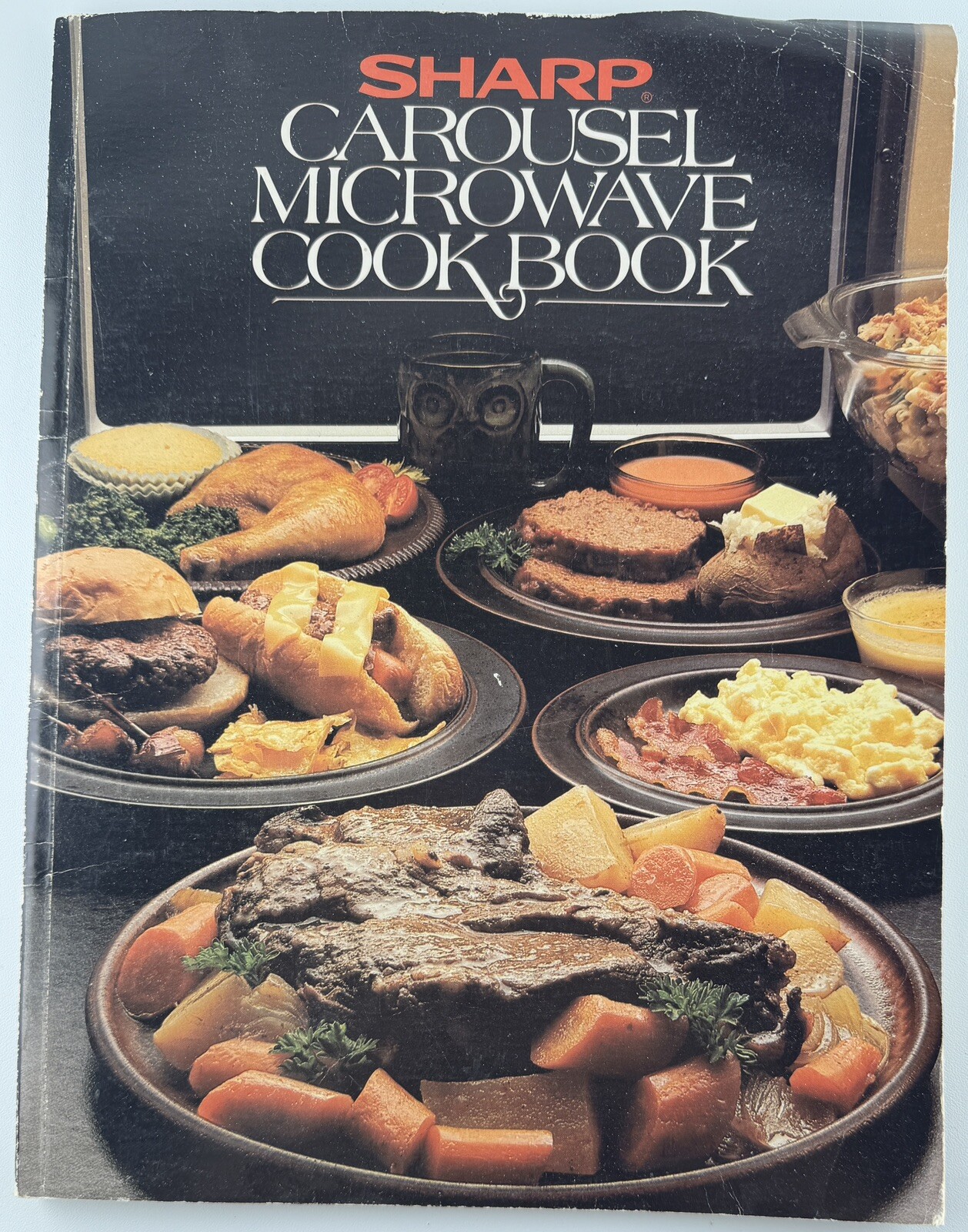 Vintage 1983 SHARP CAROUSEL MICROWAVE Appliance COOKBOOK Paperback