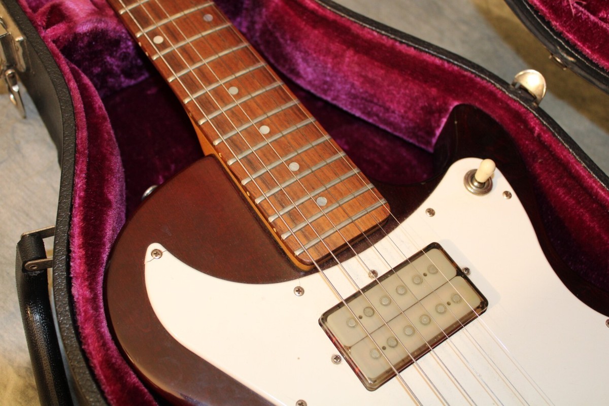 Vintage 1976 Gibson Marauder electric guitar dark burgundy
