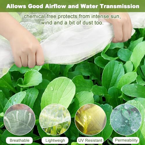 Garden Netting Ultra Fine Mesh Protection Durable for Vegetables Fruits Plant... - Picture 4 of 6