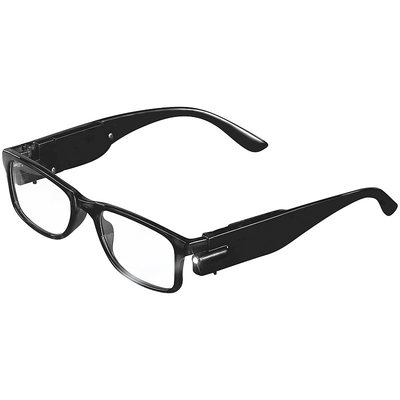 PEARL Modische Lesehilfe mit integriertem LED-Leselicht, +3,0 dpt
