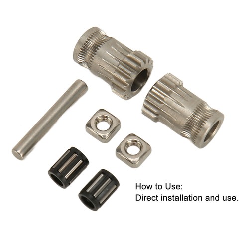 7Pcs Drive Extruder Gear Stainless Steel 3D Printer Accessory Replacement - Afbeelding 3 van 22