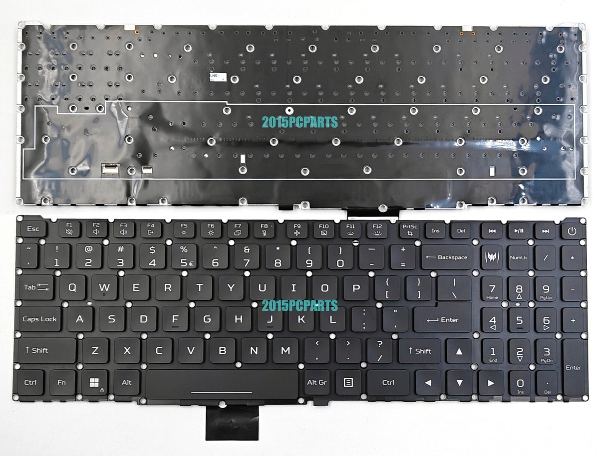 ＢＪ New for Acer Predator Helios 16 PH16-71 Gaming N23Q1 Keyboard US