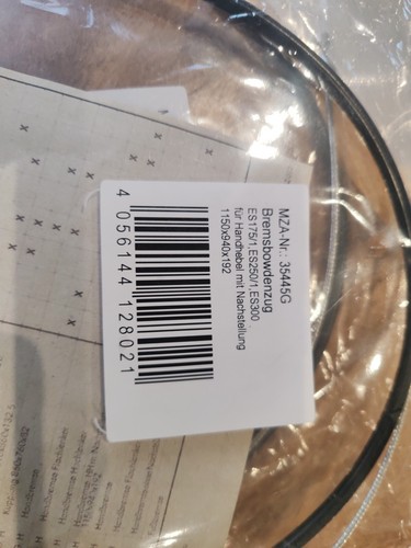 MZ ES 175 250 300 CABLE HIGH HANDLEBAR MZA GERMANY BRAND NEW ANDY MZ PARTS - Picture 2 of 2