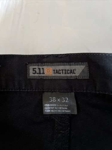 5.11 511 Tactical Black Taclite Pro Ripstop Cargo Pants 74273 Mens 38x32 - Picture 4 of 9