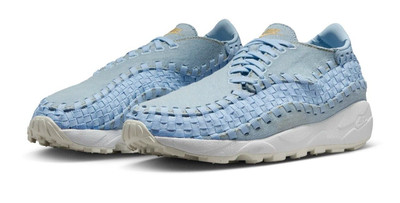 Nike Women's 9 Air Footscape Woven Washed Denim/Ice Blue Casual Shoes FV6103-400