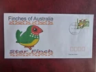 AUSTRALIA 2018 FINCHES PRIVATE ILLUSTRATED FDC FIRST DAY COVER STAR FINCH