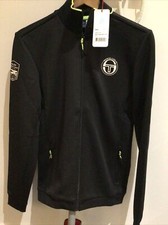 SERGIO TACHINI BLACK ZIP FRONT SMALL MENS BNWT �58 