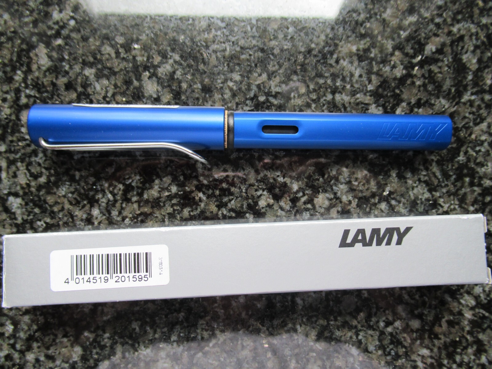 028 Lamy Füller, Füllfederhalter Alu Star Mit M Feder Neu In Ovp