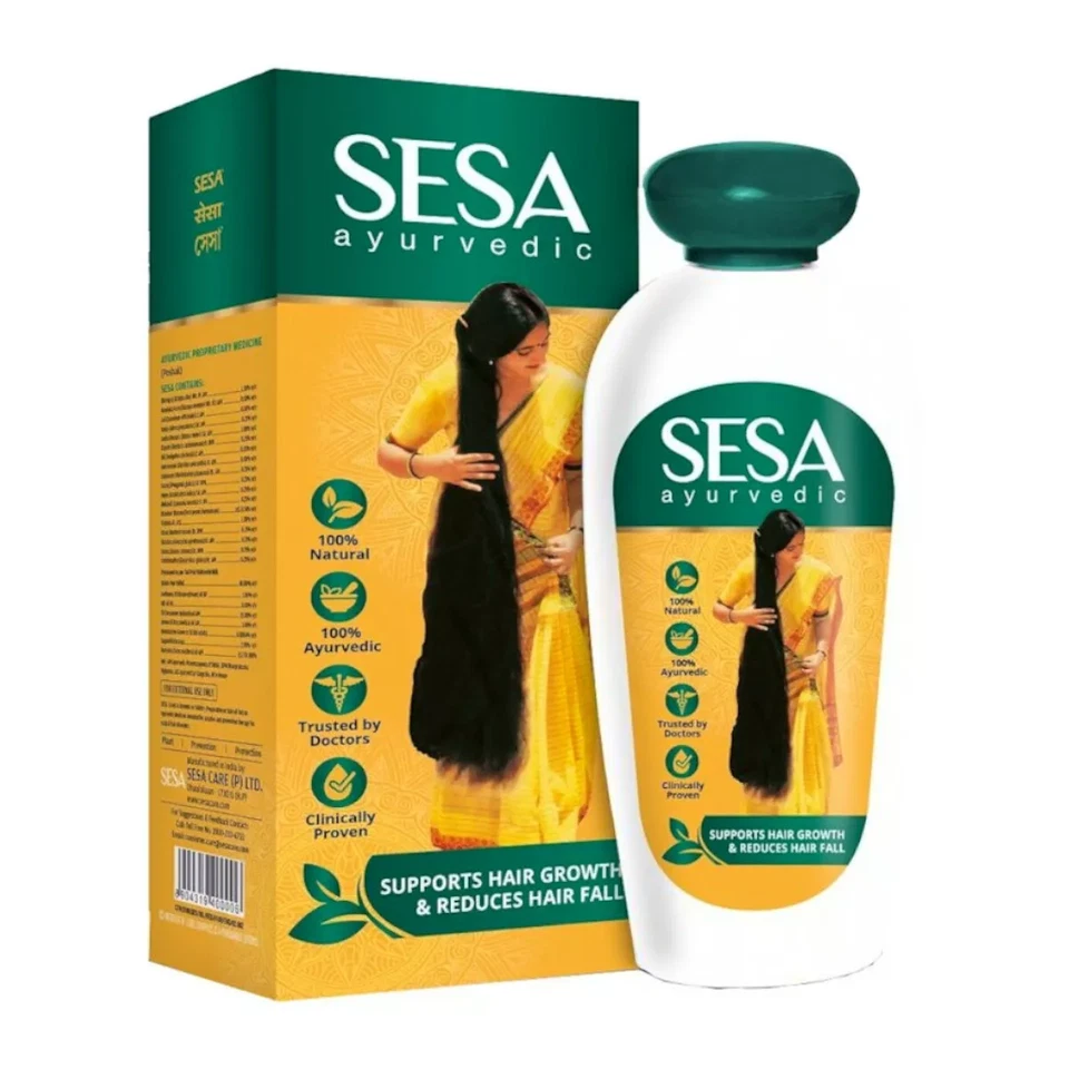 SESA AYRUVEDIAN OIL FOR HAIR GROWTH - ANTI-DRUFF 100ml reduziert Haarausfall