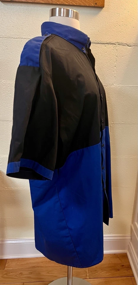 Camisa Moto Wear International Hard Goods Motocross Racing XL Larga Negra y Azul Foto 4 de 4