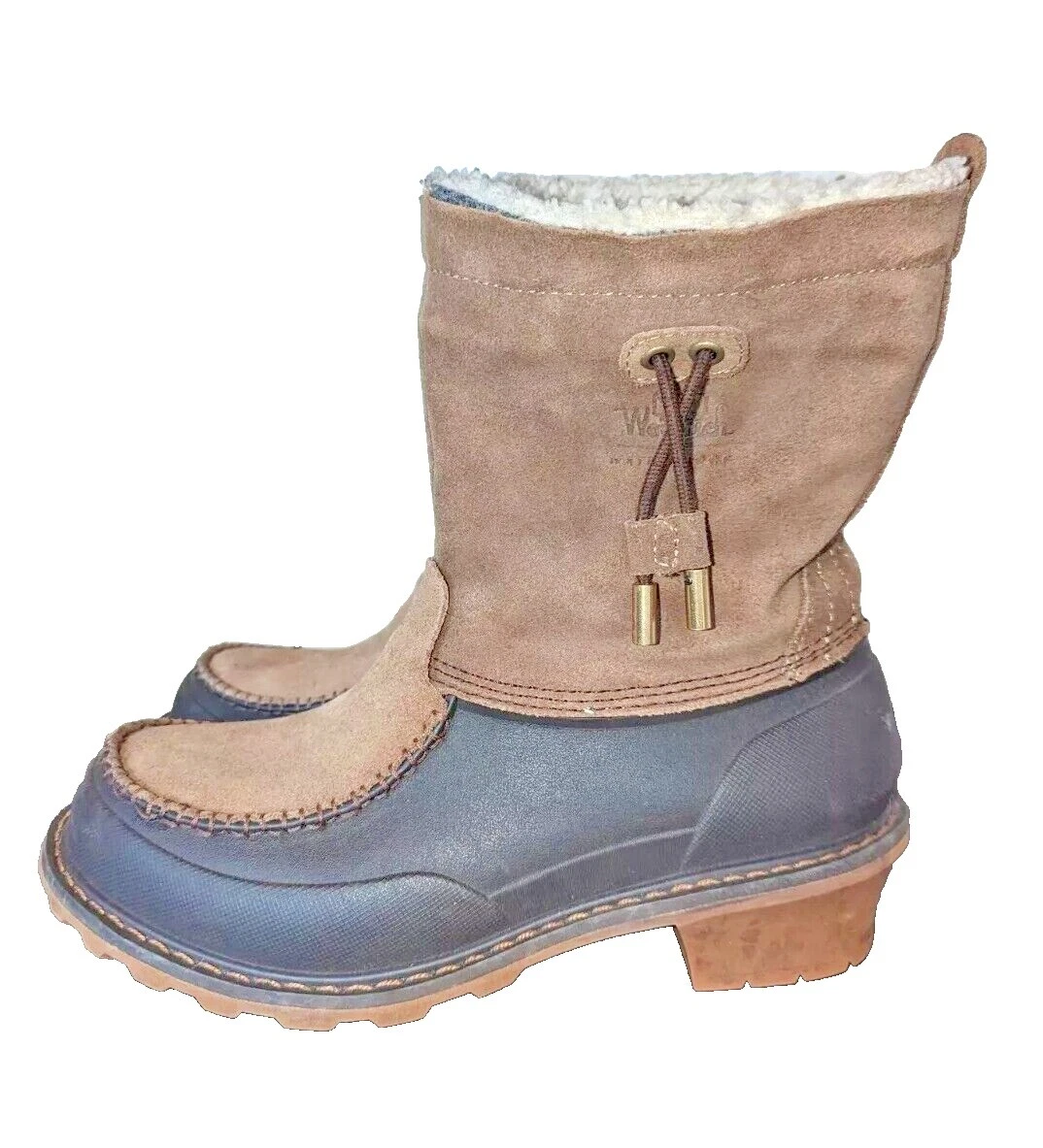 Cabedal em Couro sólido Woolrich Feminino