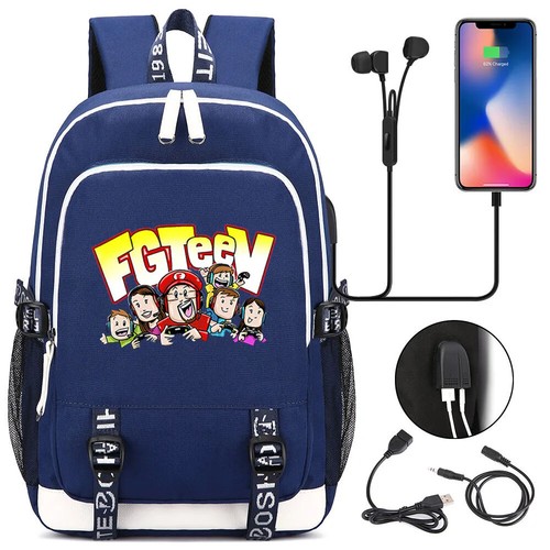 Zaino scuola Fgteev studente ricarica USB borse laptop zaini zaino - Foto 44 di 52