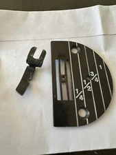 Singer Throat/thread Plate #20160 And Zipper Foot Black