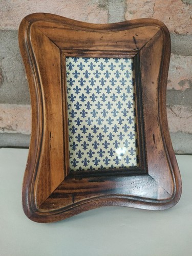 Frame IN Wood Olive Vintage 18 x 24 Outdoor Measures - Photo 1 sur 19