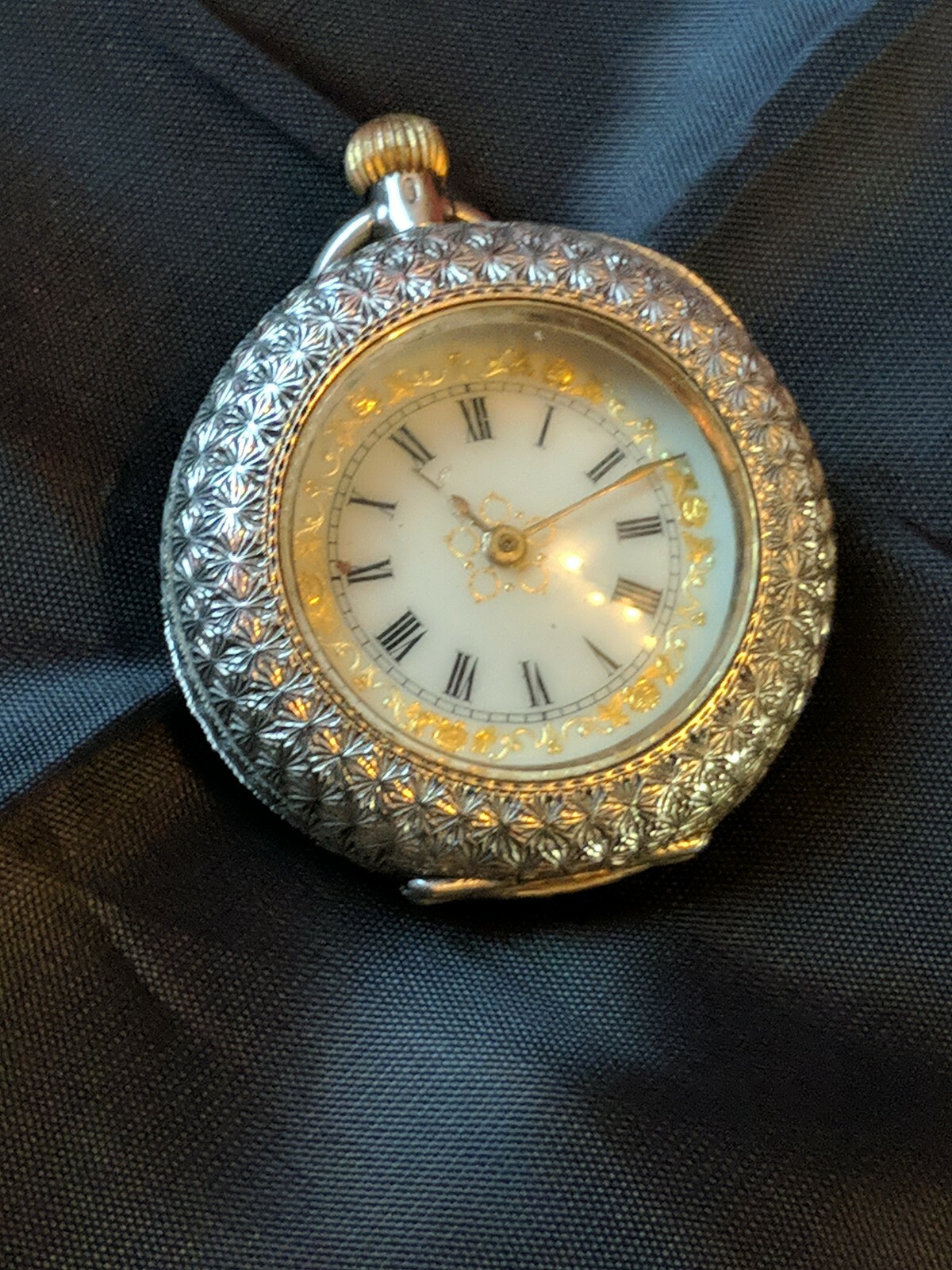 BEAUTIFUL EDWARDIAN ANTIQUE SOLID SILVER FOB / PO… - image 12