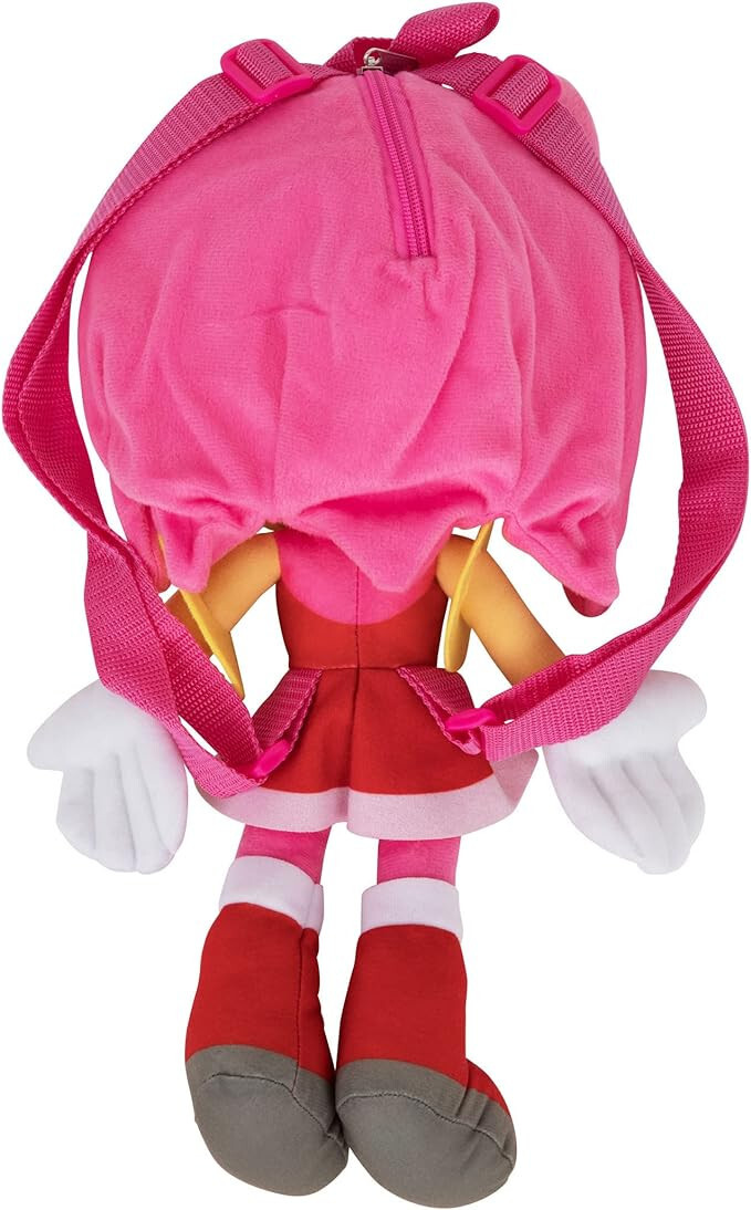 Amy Rose Sonic Plush Backpack 16 inch | eBay
