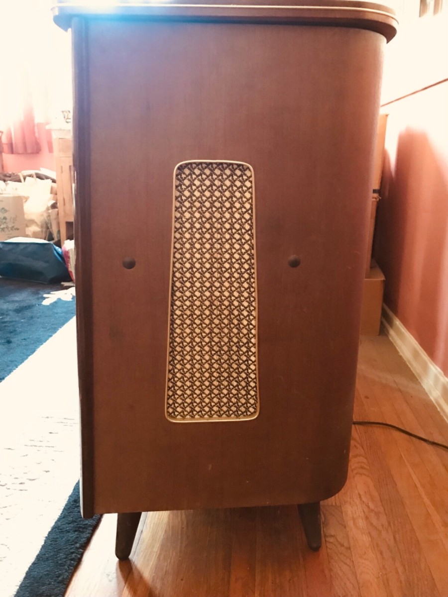 Siemens Vintage Mid-Century Tube Radiogram Radio Dual Record