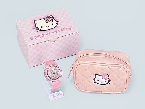 Reloj Casio BABY-G 25 Aniversario x "HELLO KITTY" BGA-150KT-4B Rosa Limitado - Imagen 4 de 5